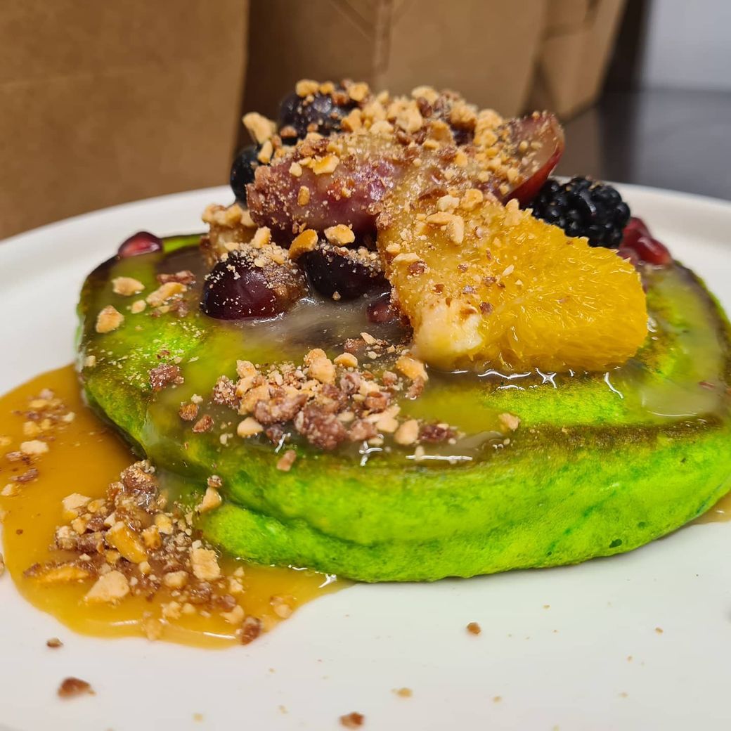 A version of vegan pancakes