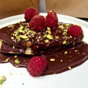 Chocolate pancakes 