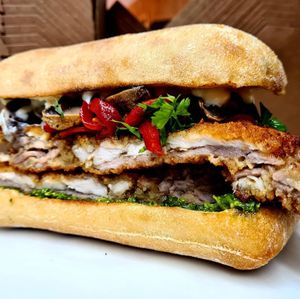 Social Fabric Café sandwich from our lunch menu