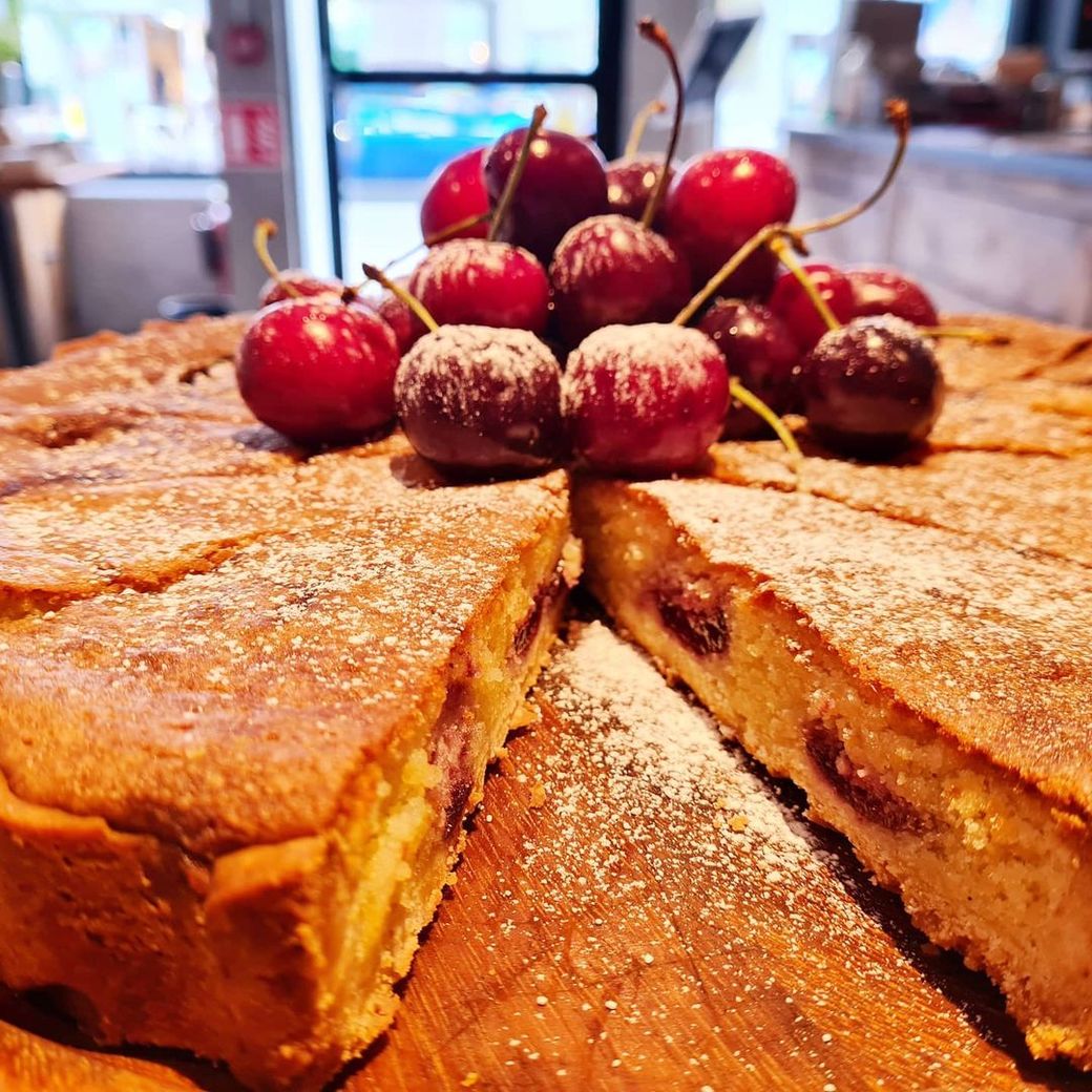 Close-up of a pie 